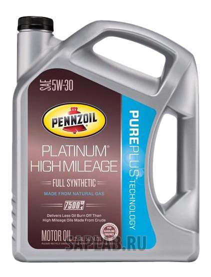 Купить PENNZOIL 550042726 Моторное масло Pennzoil Platinum High Mileage Vehicle 5W-30 4,73л
