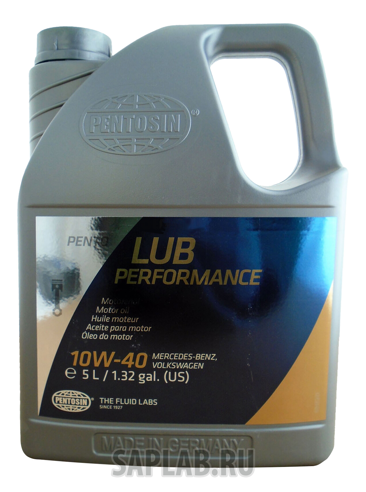 Купить PENTOSIN 113000039 Моторное масло Pentosin Pentolub Perfomance SAE 10W-40 5л