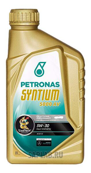 Купить PETRONAS 18131619 Моторное масло Petronas Syntium 5000 AV 5W-30 1л