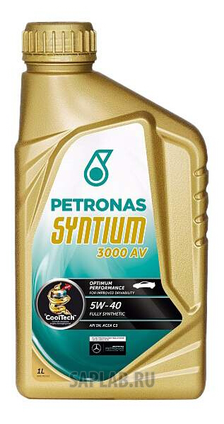 Купить PETRONAS 18281619 Моторное масло Petronas Syntium 3000 AV 5W-40 1л