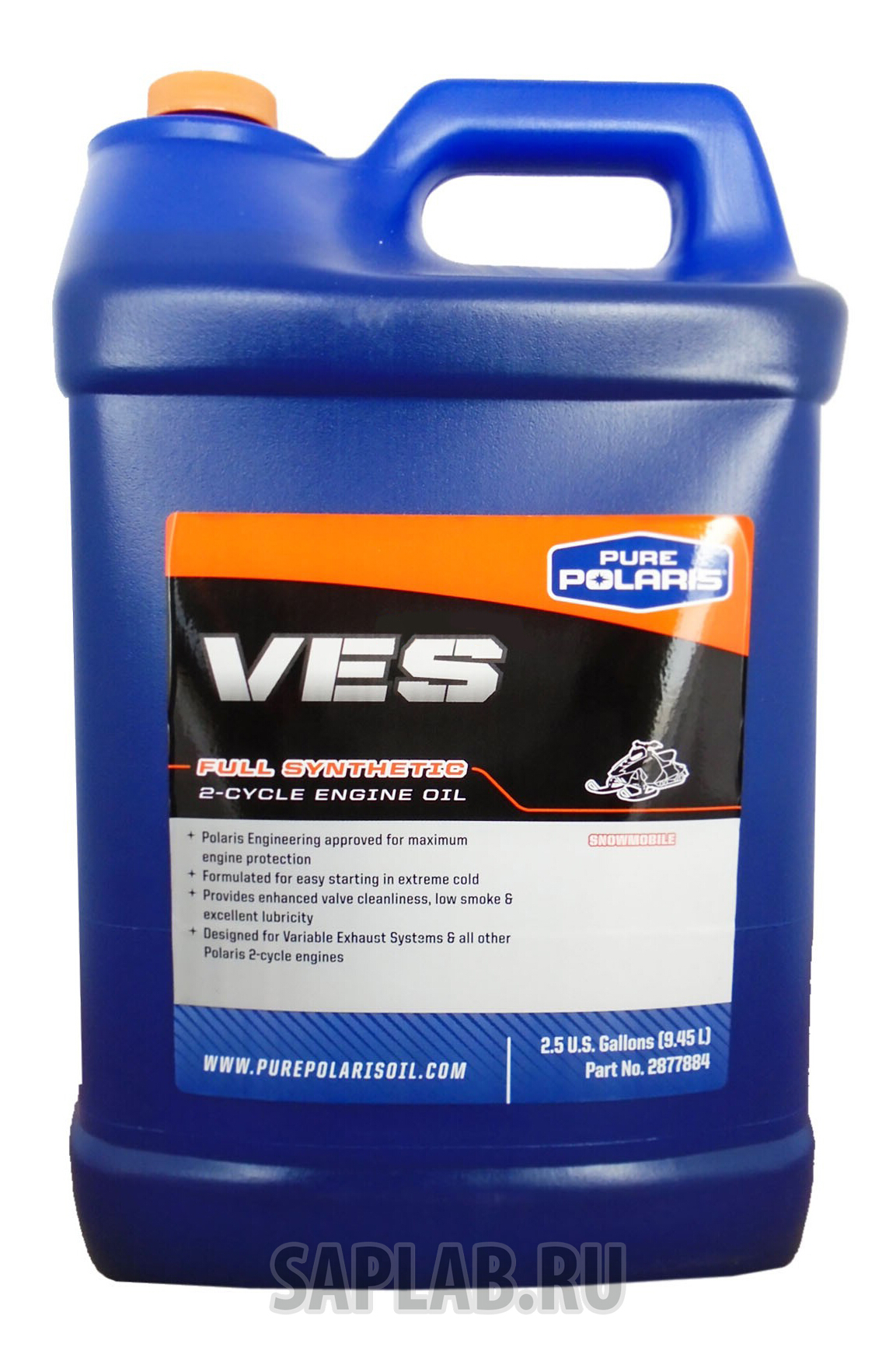 Купить POLARIS 2877884 Моторное масло Polaris Ves Full Synthetic 2-Cycle Engine Oil 5W-30 9,45л