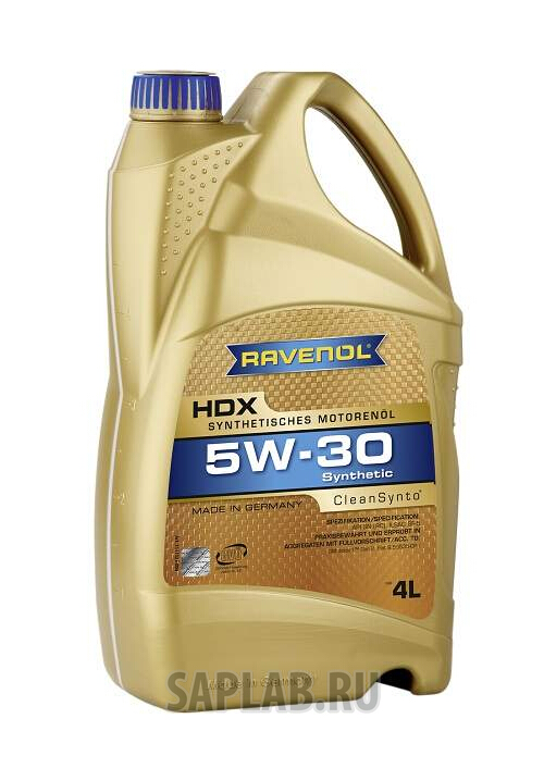 Купить RAVENOL 1111125004 Моторное масло Ravenol HDX 5W-30 4л