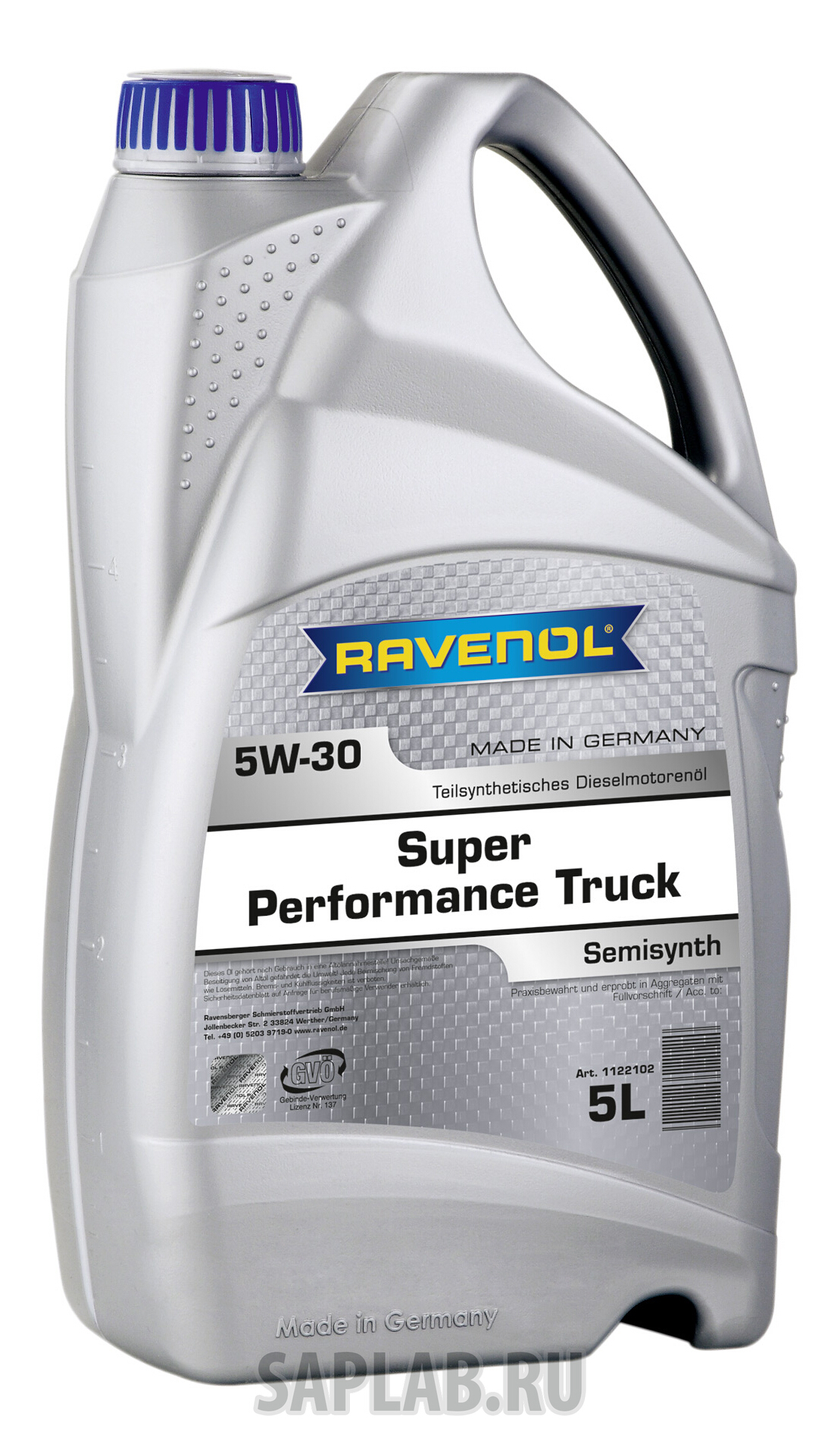 Купить RAVENOL 4014835725751 Моторное масло Ravenol Super Performance Truck SAE 5W-30 5л