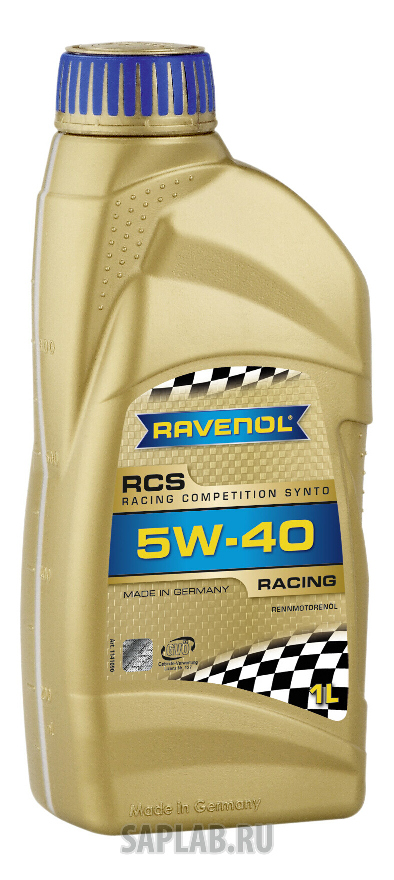 Купить RAVENOL 4014835741911 Моторное масло Ravenol RCS Racing Competition Synto SAE 5W-40 1л
