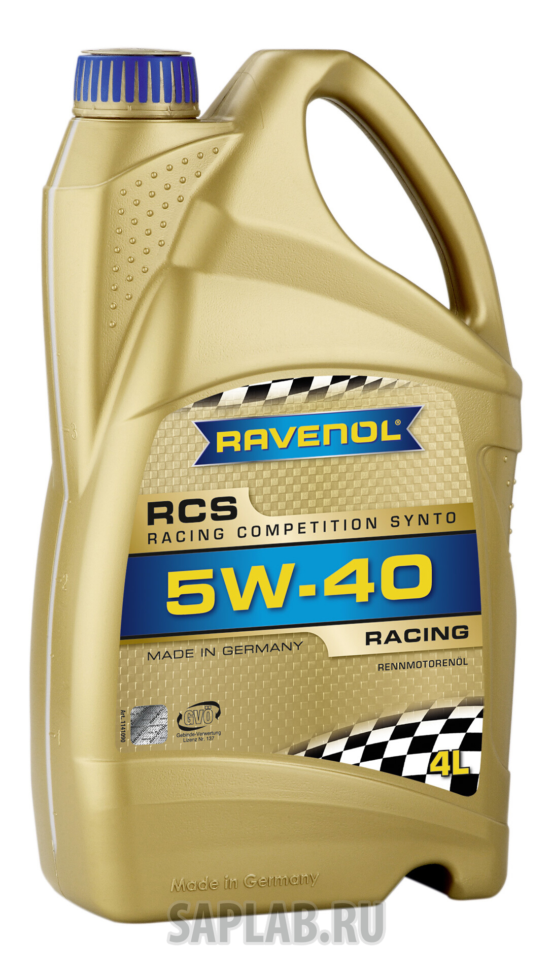 Купить RAVENOL 4014835741997 Моторное масло Ravenol RCS Racing Competition Synto SAE 5W-40 4л
