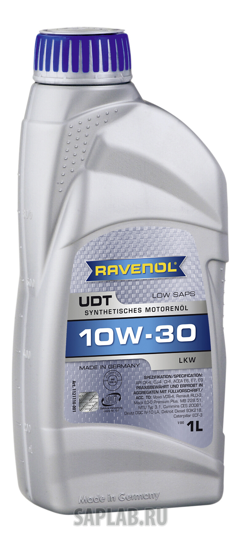 Купить RAVENOL 4014835850408 Моторное масло Ravenol UDT Ultra Duty Truck SAE 10W-30 1л