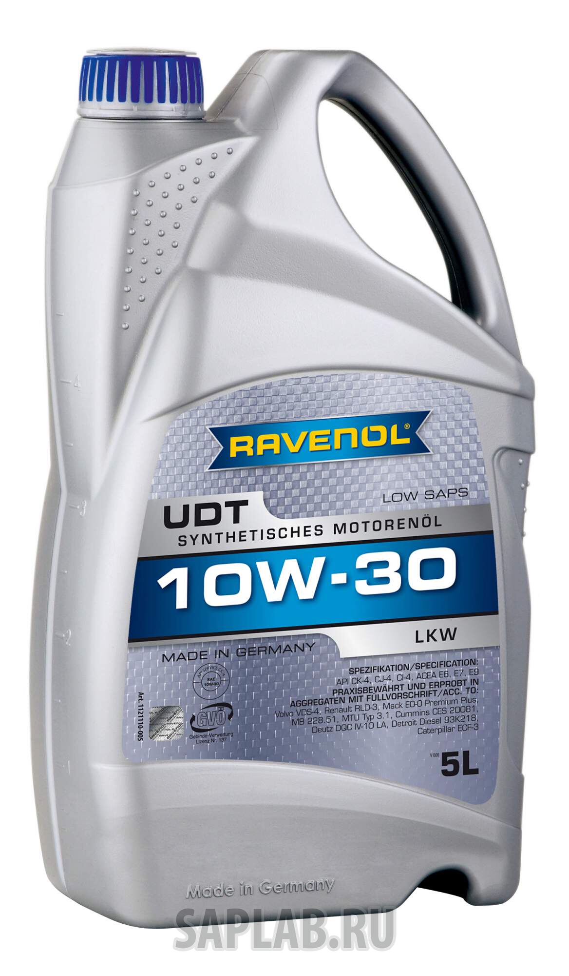 Купить RAVENOL 4014835850439 Моторное масло Ravenol UDT Ultra Duty Truck SAE 10W-30 5л