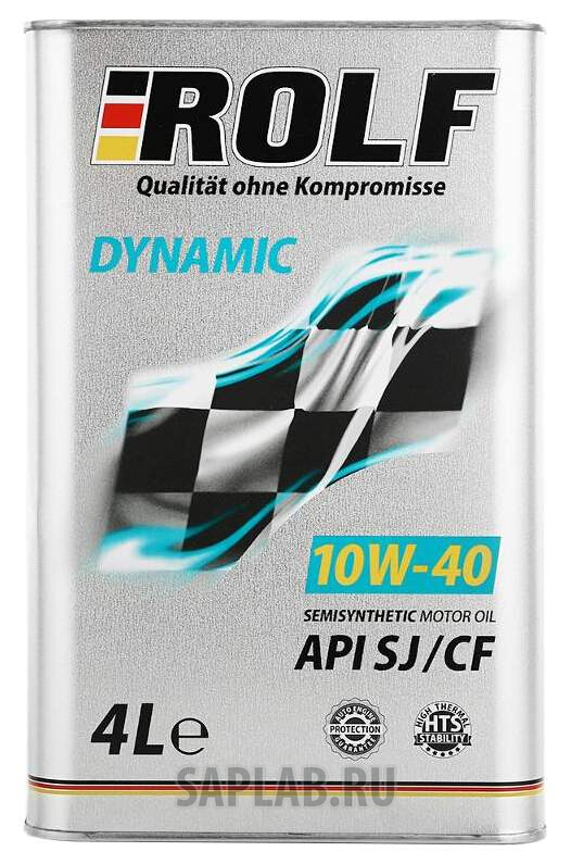 Купить ROLF 322230 Моторное масло Rolf Dynamic API SJ/CF 10W-40 4л