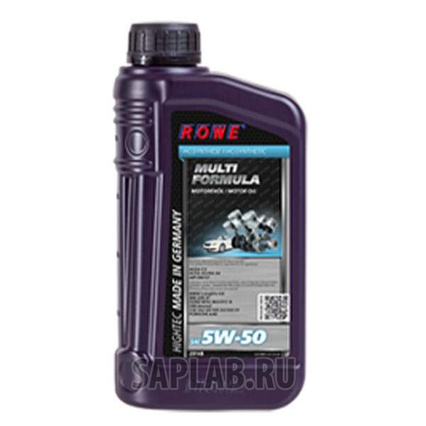 Купить ROWE 20148001003 Моторное масло Rowe Hightec Multi Formula SAE 5W-50 1л