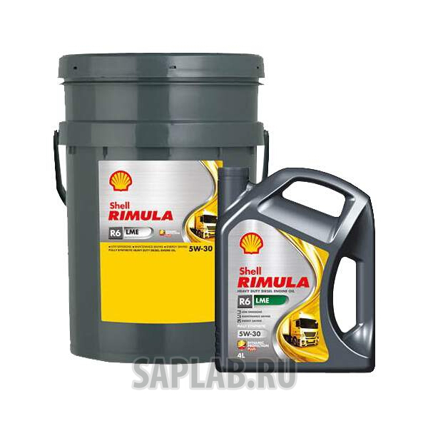 Купить SHELL 550024054 Моторное масло Shell Rimula R6 LME 5w-30 4л