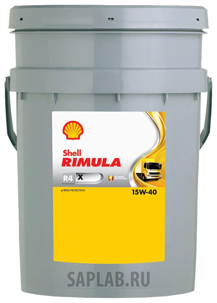 Купить SHELL 550036840 Моторное масло Shell Rimula R4 X 15w-40 20л