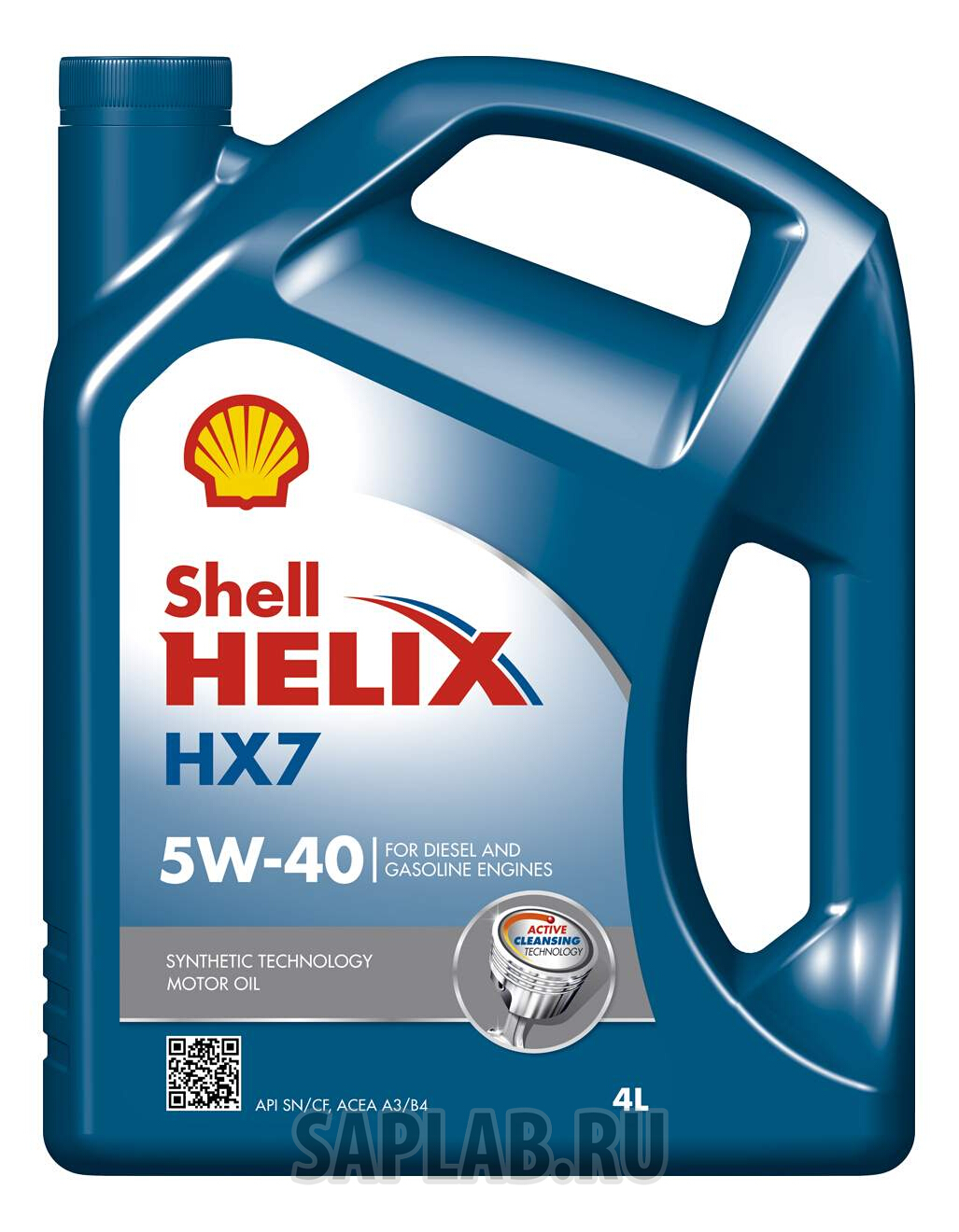 Купить SHELL 550040341 Моторное масло Shell Helix HX7 5W-40 4л