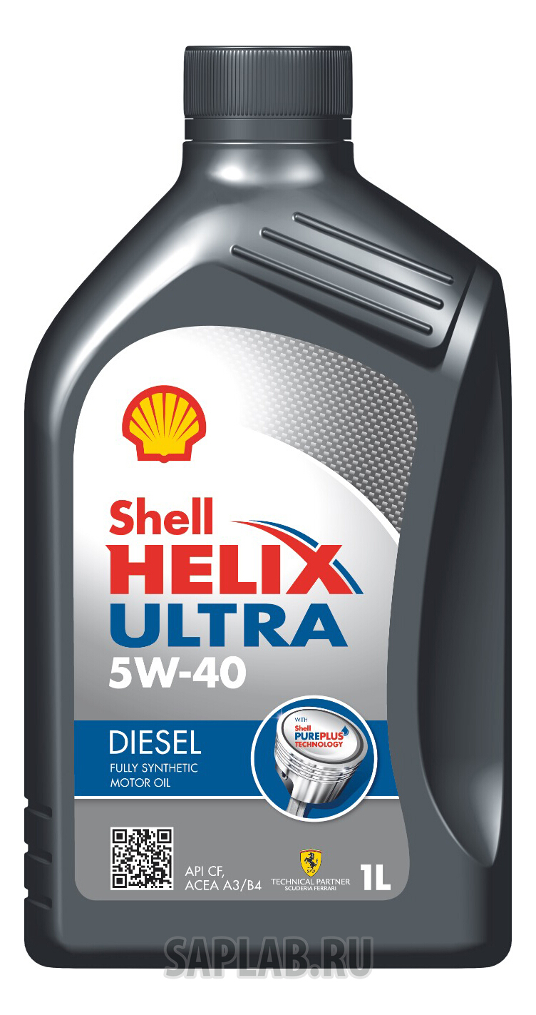Купить SHELL 550040552 Моторное масло Shell Helix Ultra Diesel 5W-40 1л