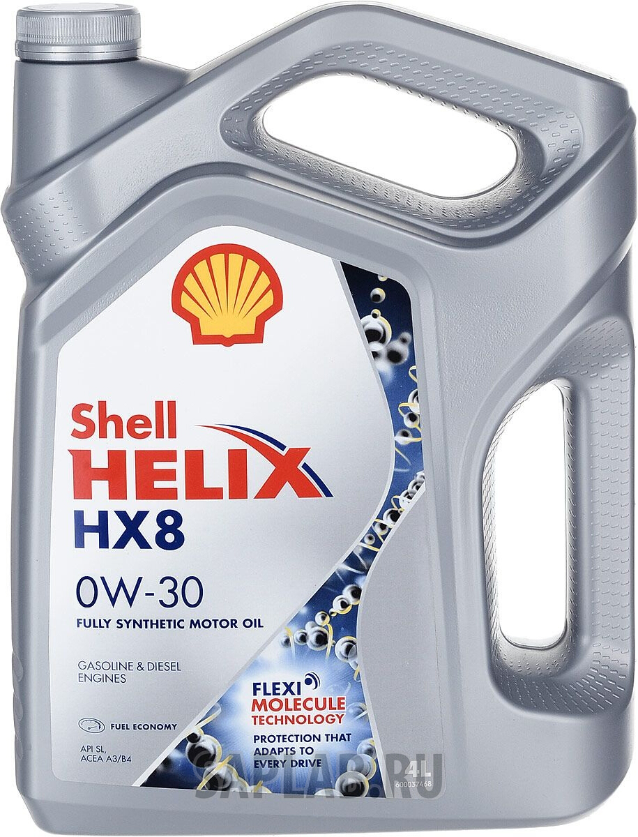 Купить SHELL 550050026 Моторное масло Shell Helix HX8 0W-30 4л