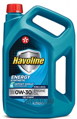 Купить TEXACO 803251MHE Моторное масло Texaco Havoline Energy 0W-30 4л
