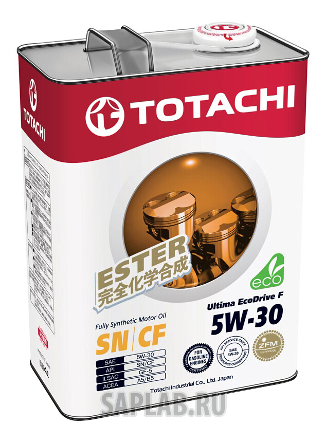 Купить TOTACHI 4562374690967 Моторное масло Totachi Ultima EcoDrive F Fully Synthetic SN/CF 5W-30 4л
