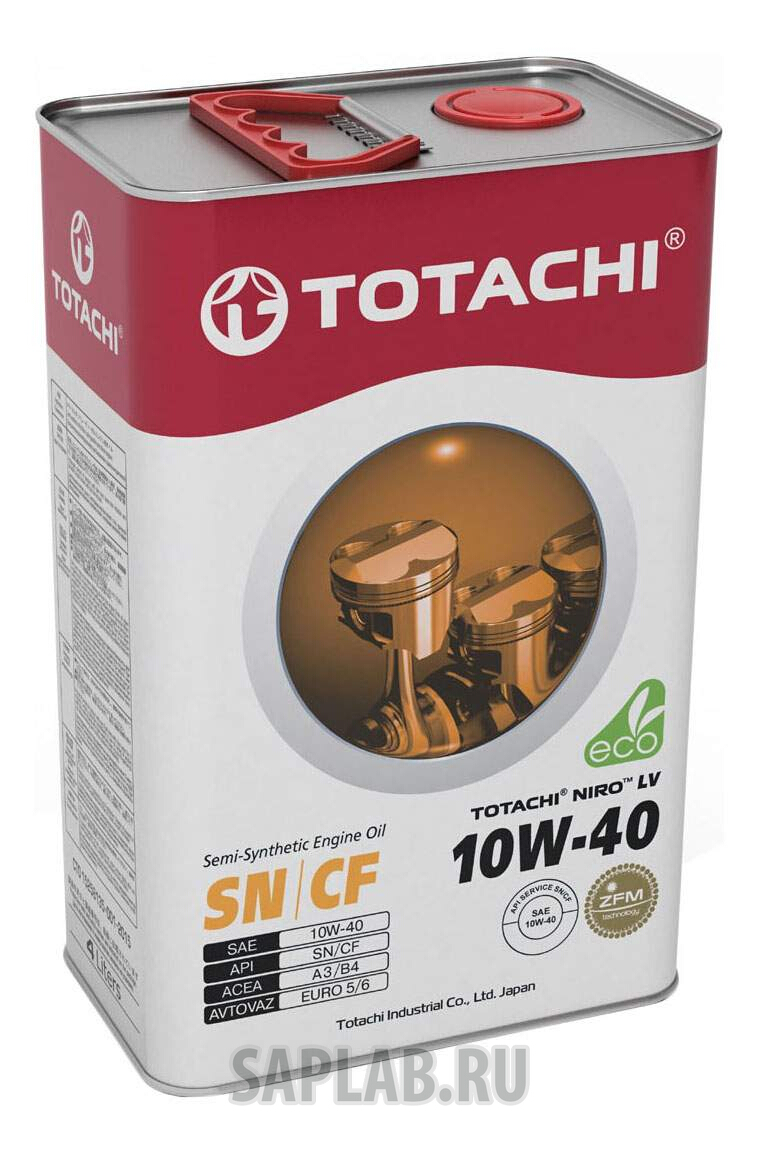 Купить TOTACHI 4589904922039 Моторное масло Totachi Niro LV Semi-Synthetic SN/CF 10W-40 4л