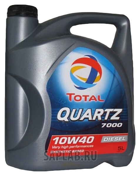 Купить TOTAL 203709 Моторное масло Total Quartz Diesel 7000 10W-40 5л