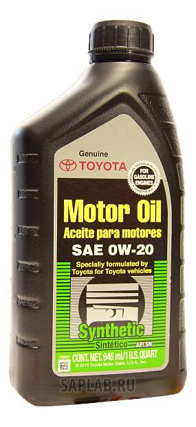 Купить TOYOTA 002790WQTESN01 Моторное масло Toyota SN US 0W-20 SN US 0,946л