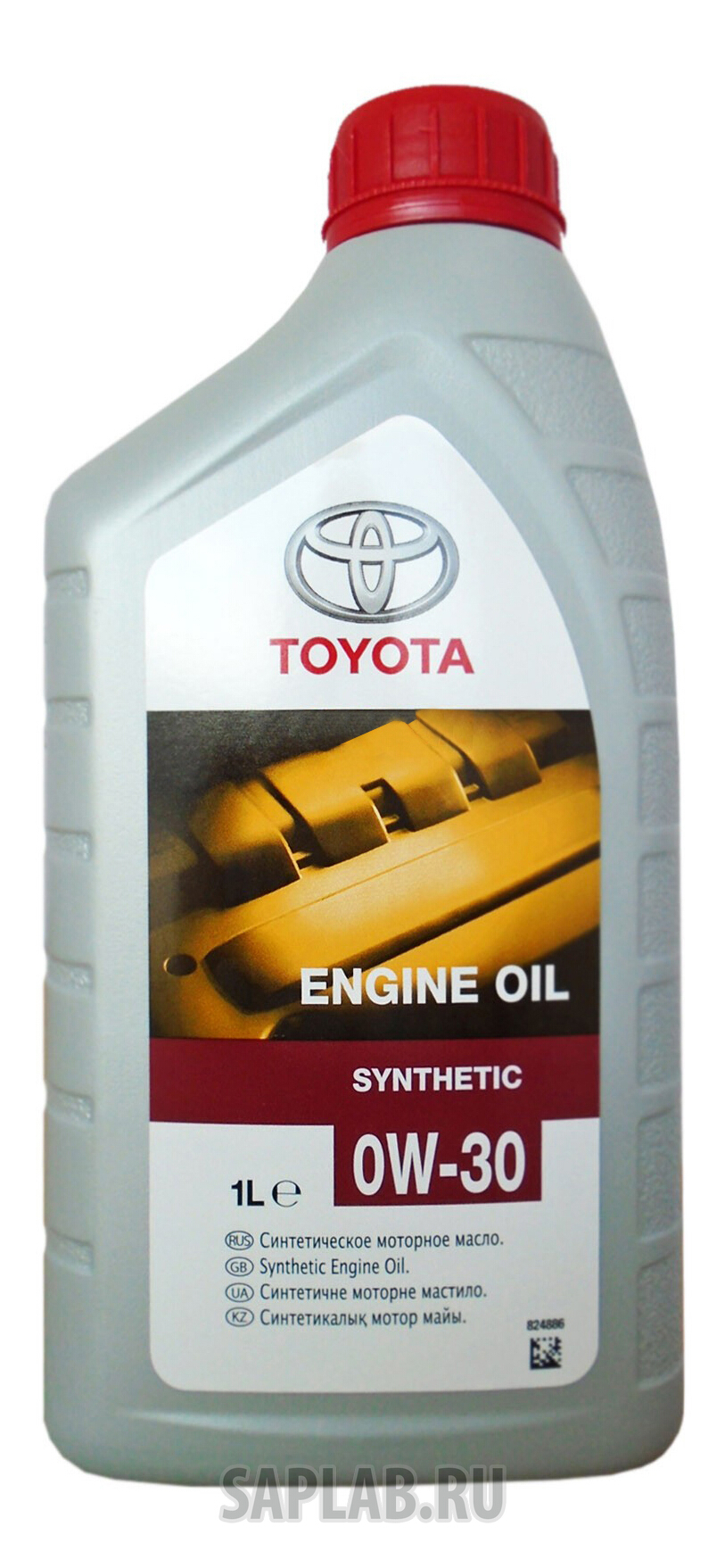 Купить TOYOTA 0888080366GO Моторное масло Toyota Engine Oil Synthetic SAE 0W-30 1л