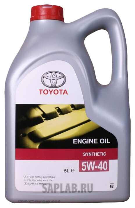 Купить TOYOTA 0888080375GO Моторное масло Toyota Engine Oil Synthetic 5W-40 5л