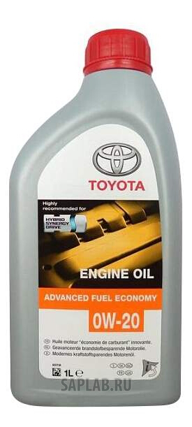 Купить TOYOTA 0888083264GO Моторное масло Toyota SN Advanced Fuel Economy 0W-20 1л
