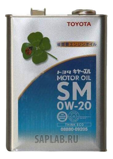Купить TOYOTA 888009205 Motor Oil SM 0W-20 4л