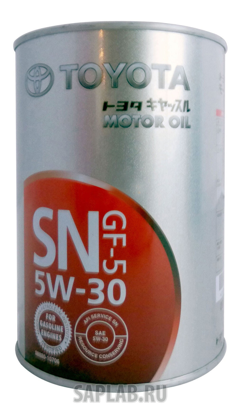 Купить TOYOTA 888010706 Моторное масло Toyota GF-5 SN 5W-30 1л