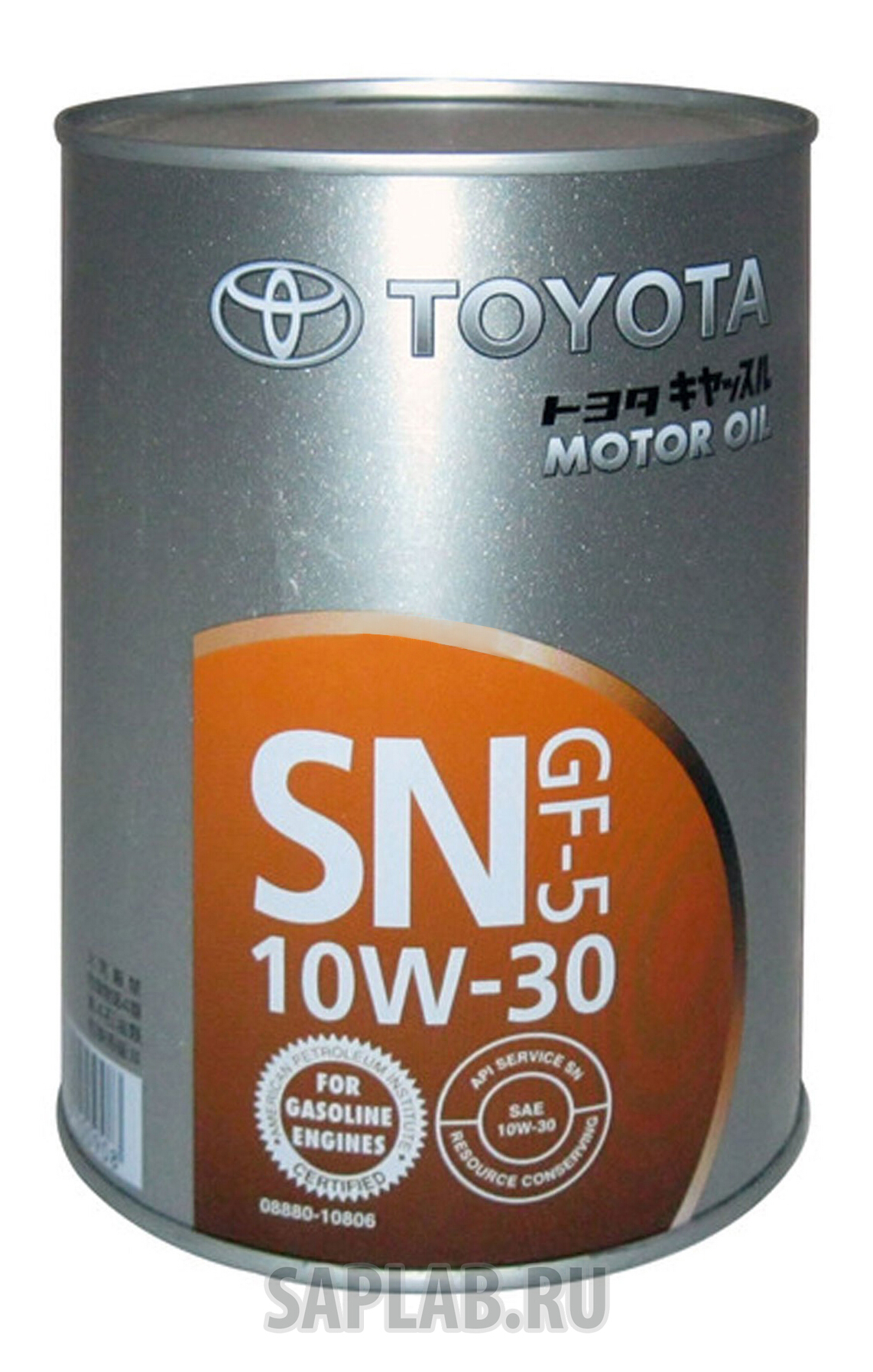 Купить TOYOTA 888010806 Моторное масло Toyota GF-5 SN 10W-30 1л
