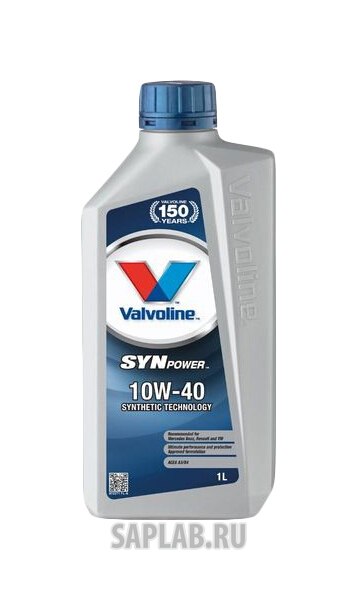 Купить VALVOLINE 872271 Моторное масло Valvoline SynPower 10W-40 1л