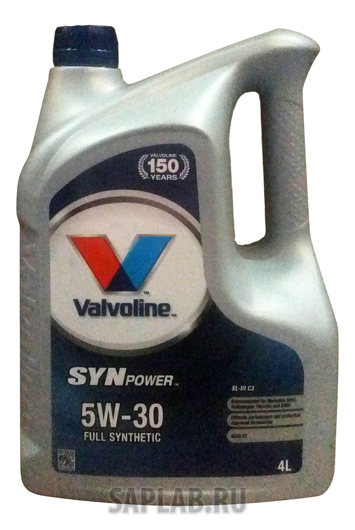 Купить VALVOLINE 872373 Моторное масло Valvoline Synpower XL-III SAE 5W-30 4л