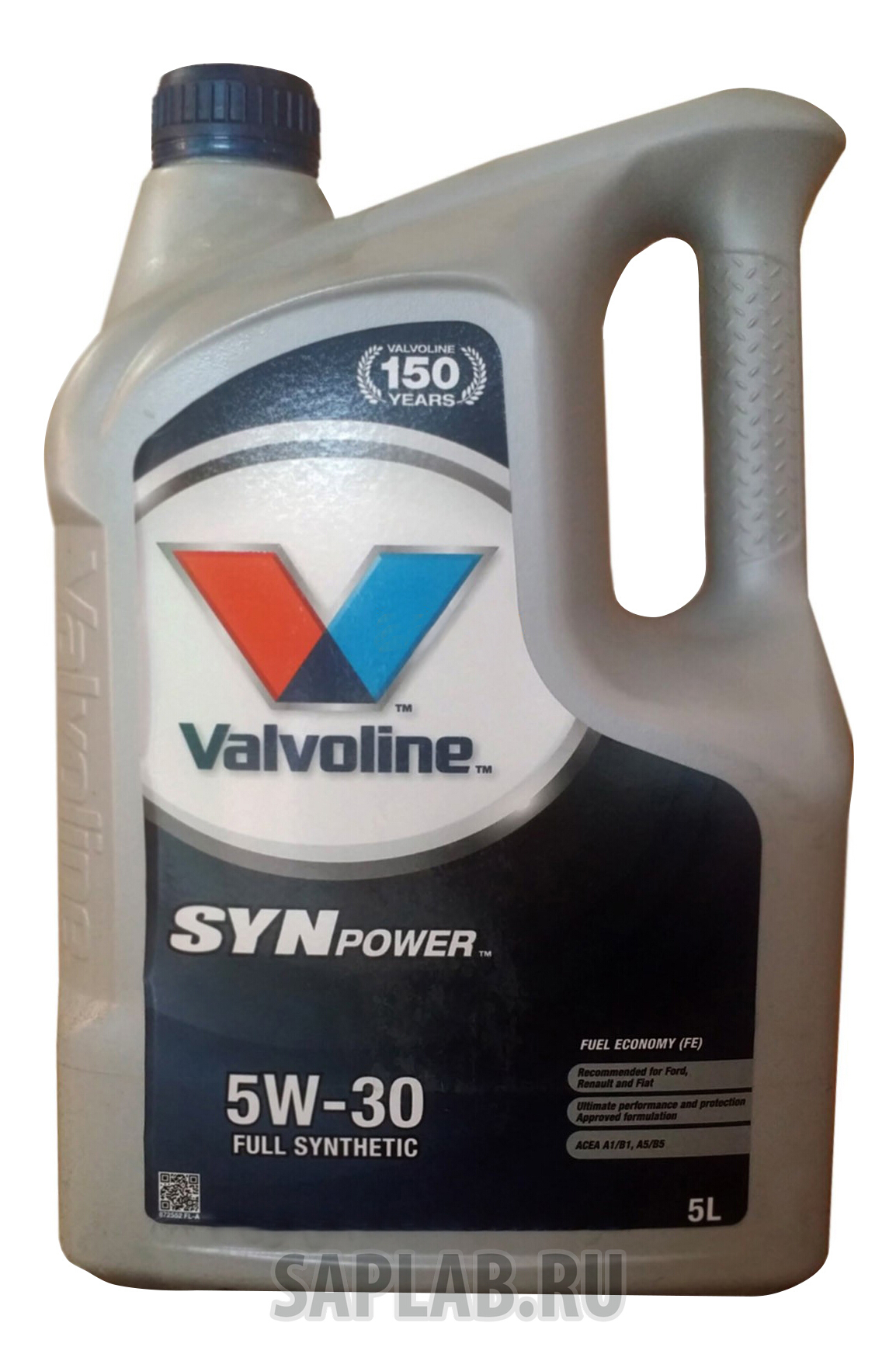 Купить VALVOLINE 872552 Моторное масло Valvoline Synpower FE SAE 5W-30 5л