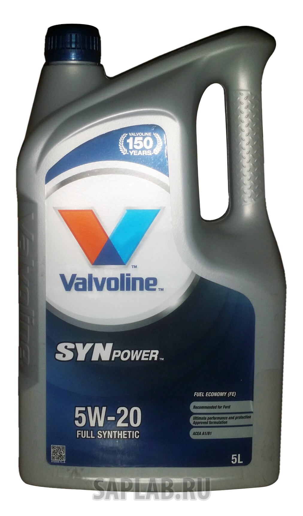 Купить VALVOLINE 872556 Моторное масло Valvoline Synpower FE SAE 5W-20 5л