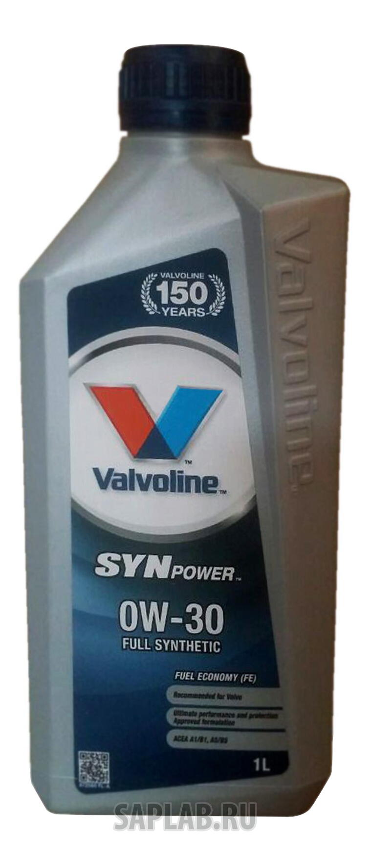 Купить VALVOLINE 872560 Моторное масло Valvoline Synpower FE SAE 0W-30 1л