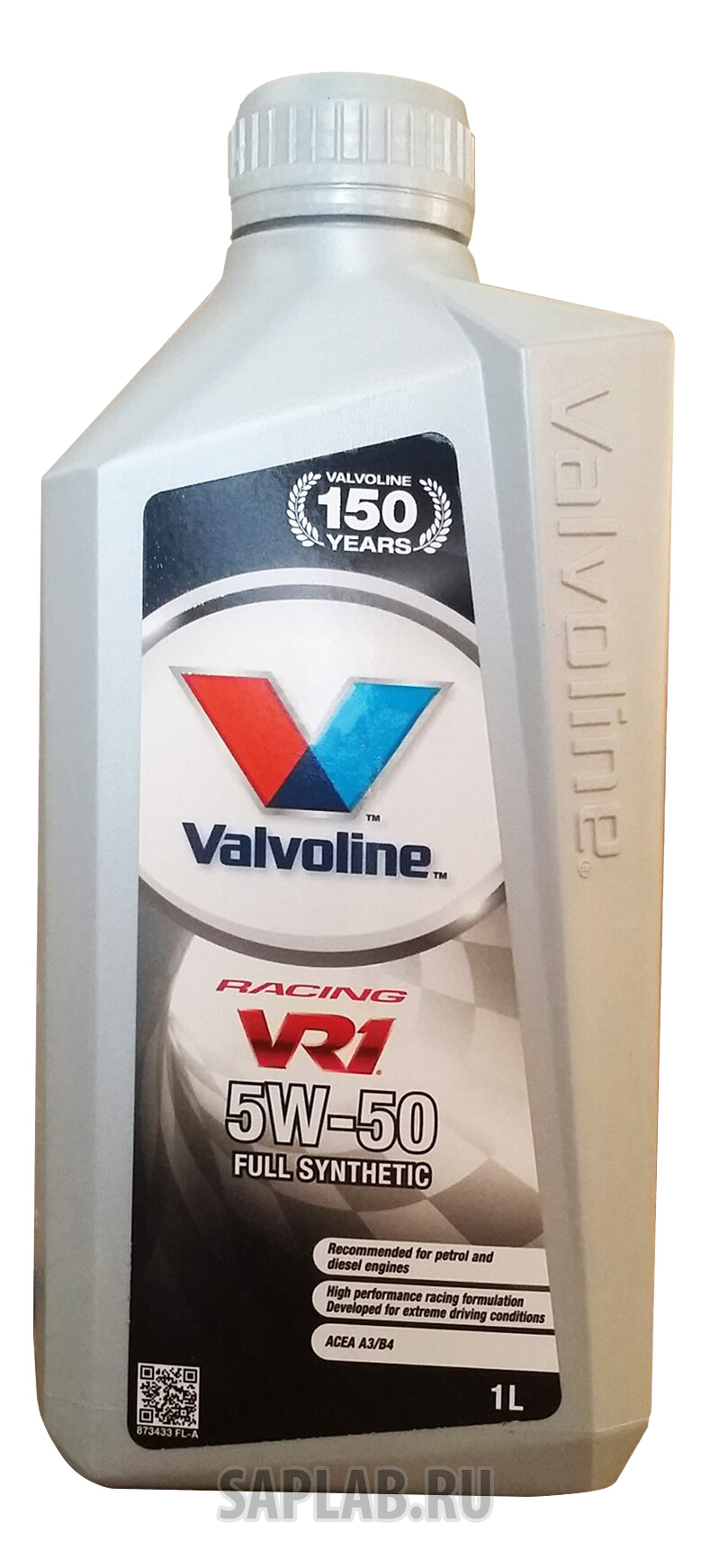 Купить VALVOLINE 873433 Моторное масло Valvoline VR1 Rasing 5W-50 1л