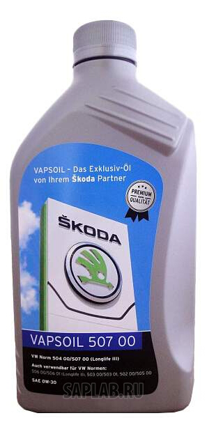 Купить VAPSOIL G0W3050700M2SK VAPSOIL 507 00 Skoda 0W-30 1л