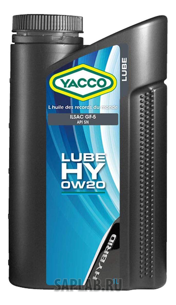 Купить YACCO 305925 Моторное масло Yacco Lube HY SN SN-RC 0W-20 1л