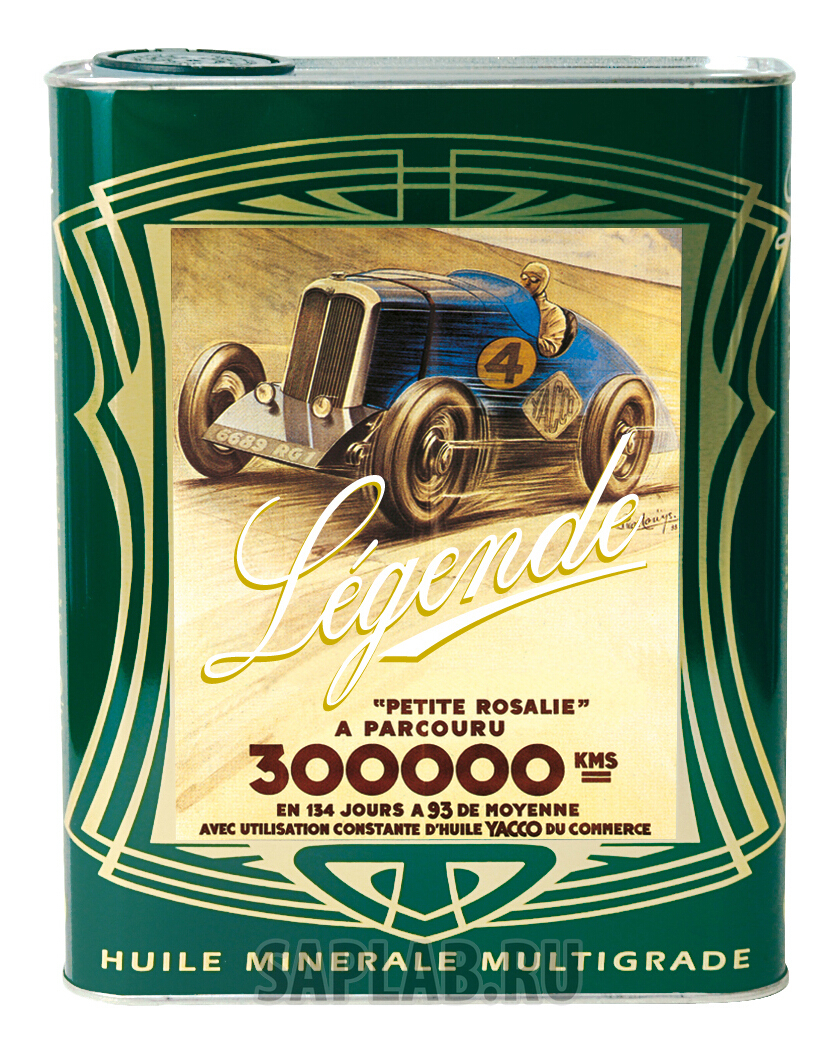 Купить YACCO 317770 Моторное масло Yacco Legende 30 SB 10W-40 2л