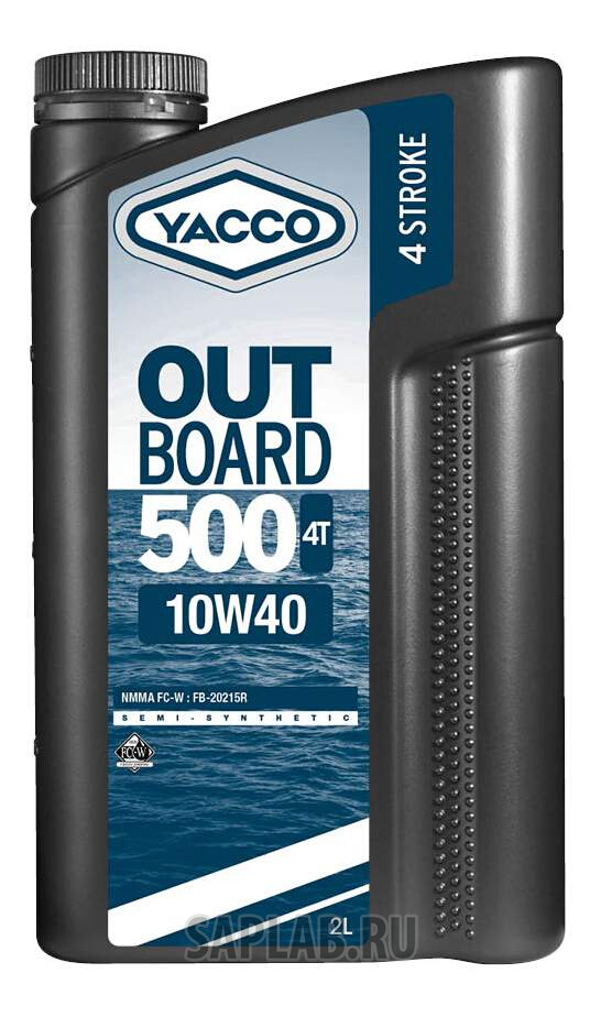 Купить YACCO 338424 Моторное масло Yacco Outboard 500 4T 10W-40 2л