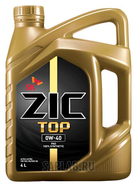 Купить ZIC 162611 Моторное масло Zic Top 0W-40 4л