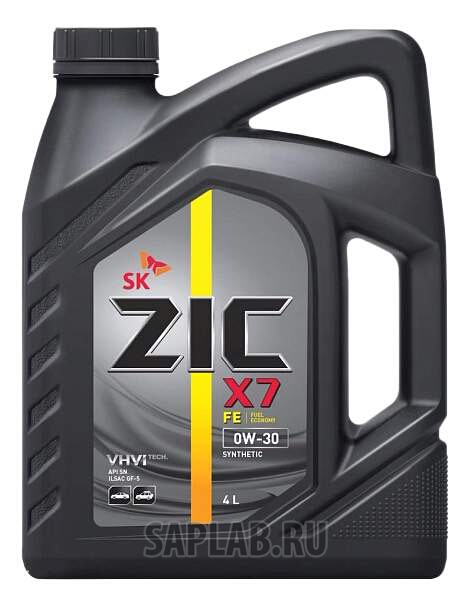 Купить ZIC 162616 Моторное масло Zic X7 FE 0W-30 4л