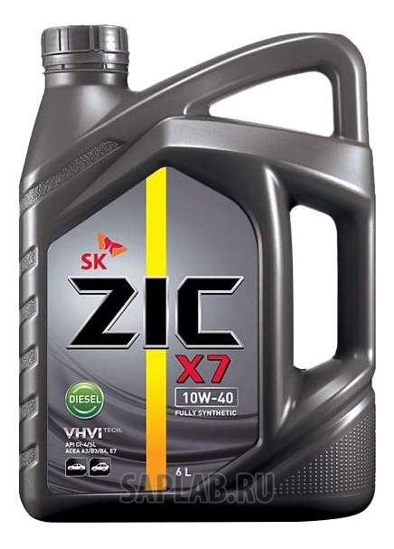 Купить ZIC 172607 Моторное масло Zic X7 Diesel 10W-40 6л