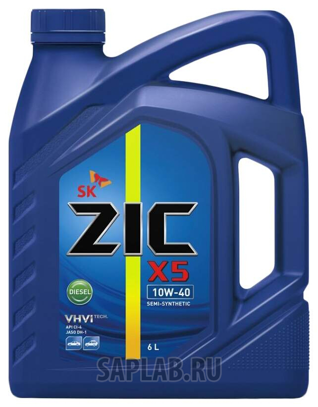 Купить ZIC 172660 Моторное масло Zic X5 Diesel 10W-40 6л