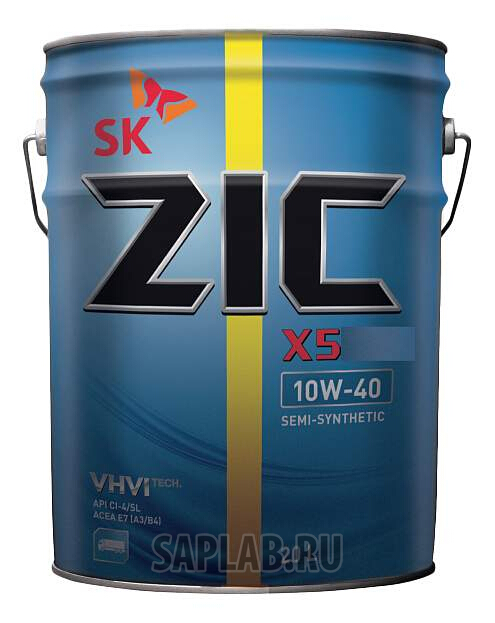 Купить ZIC 192660 Моторное масло Zic X5 Diesel 10W-40 20л