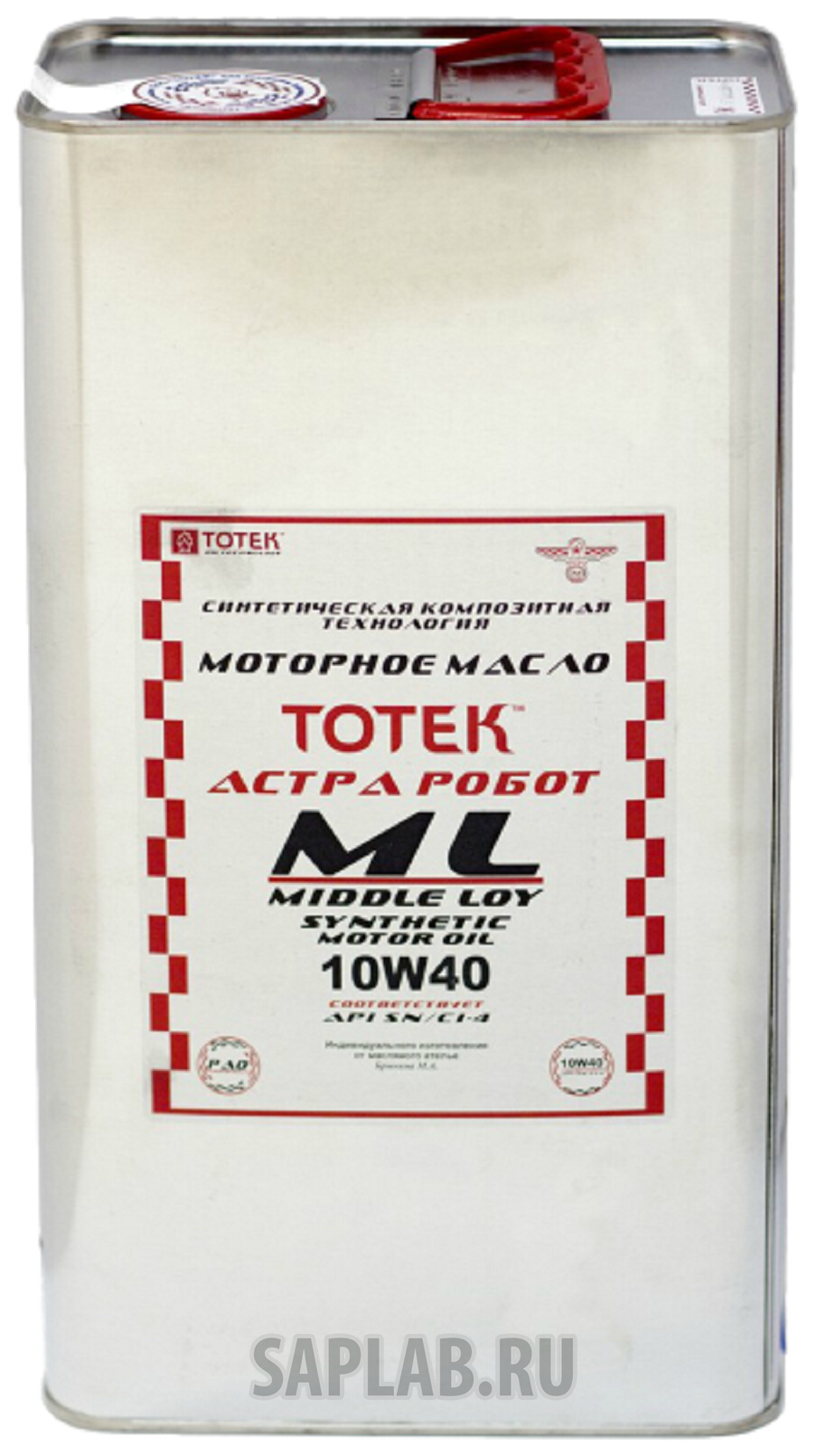 Купить ТОТЕК ML1040004 Моторное масло Тотек Астра Робот ML SAE 10W40