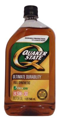 Купить QUAKER STATE 073102046481 Моторное масло Quaker state Ultimate Durability SAE 5W-30 0,946л