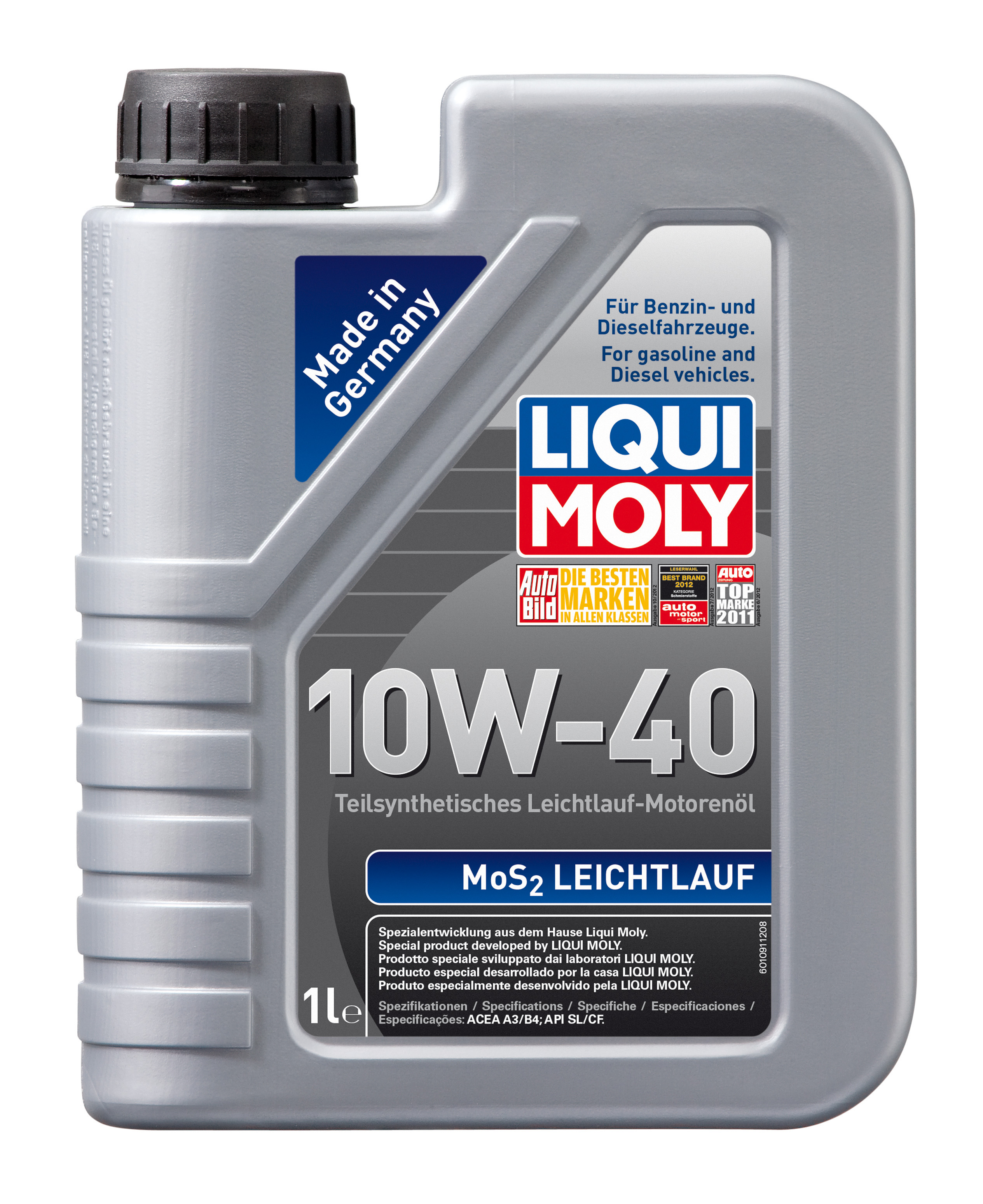 Купить LIQUI MOLY 1930 Моторное масло Liqui moly MoS2 Leichtlauf 10W-40 1л