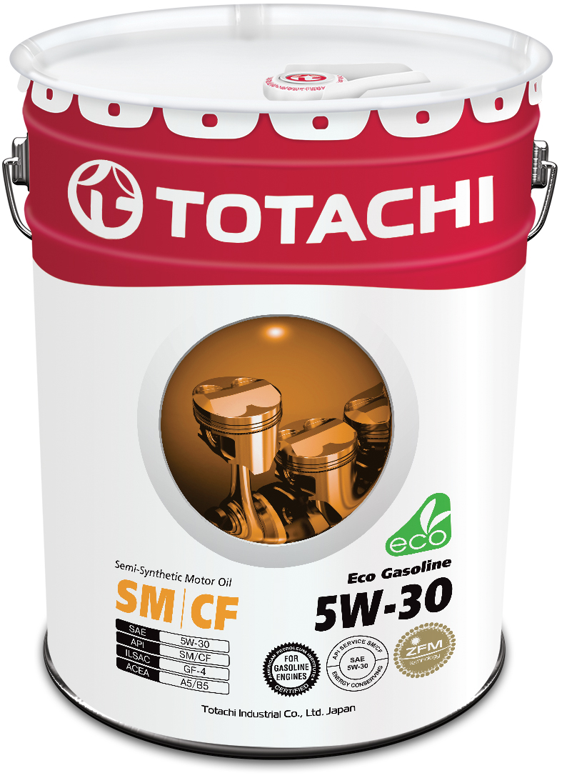 Купить TOTACHI 4562374690363 Моторное масло Totachi Eco Gasoline Semi-Synthetic SM/CF 5W-30 20л