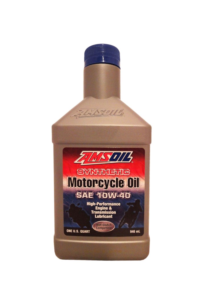 Купить AMSOIL MCFQT Моторное масло Amsoil Metric Motorcycle 10W-40 0,946л