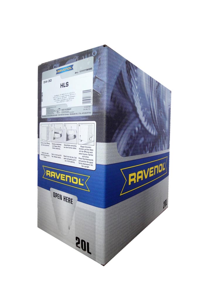 Купить RAVENOL 4014835773325 Моторное масло Ravenol HLS SAE 5W-30 20л